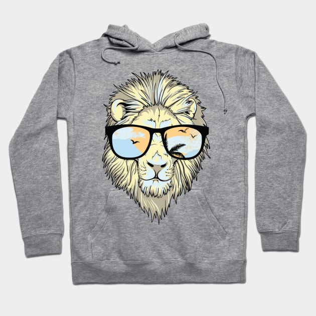 Lion In Paradise Hoodie by EsotericExposal